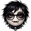 🤩 Эмодзи «Goth» для Telegram