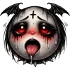 🤩 Эмодзи «Goth» для Telegram