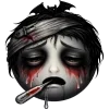 🤩 Эмодзи «Goth» для Telegram