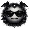🤩 Эмодзи «Goth» для Telegram