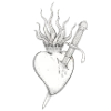 ❤️ Эмодзи «Gothic Art» для Telegram