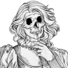 👩 Эмодзи «Gothic Art» для Telegram
