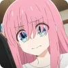 😣 Эмодзи «Goto Hitori Bocchi» для Telegram