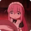 😳 Эмодзи «Goto Hitori Bocchi» для Telegram