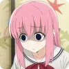 😶 Эмодзи «Goto Hitori Bocchi» для Telegram