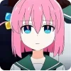 😐 Эмодзи «Goto Hitori Bocchi» для Telegram