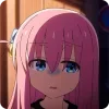 😰 Эмодзи «Goto Hitori Bocchi» для Telegram