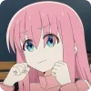 💪 Эмодзи «Goto Hitori Bocchi» для Telegram