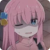 😰 Эмодзи «Goto Hitori Bocchi» для Telegram