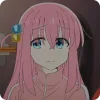 😒 Эмодзи «Goto Hitori Bocchi» для Telegram