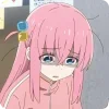 😰 Эмодзи «Goto Hitori Bocchi» для Telegram
