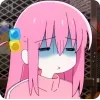 😞 Эмодзи «Goto Hitori Bocchi» для Telegram