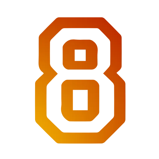 8️⃣ Эмодзи «font #animated #latin #cyrillic #numbers» для Telegram