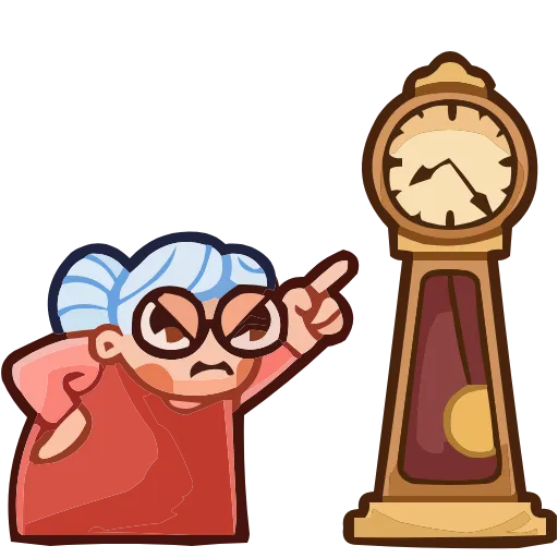 🤨 Эмодзи «Бабуля» для Telegram