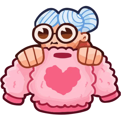 🥰 Эмодзи «Бабуля» для Telegram