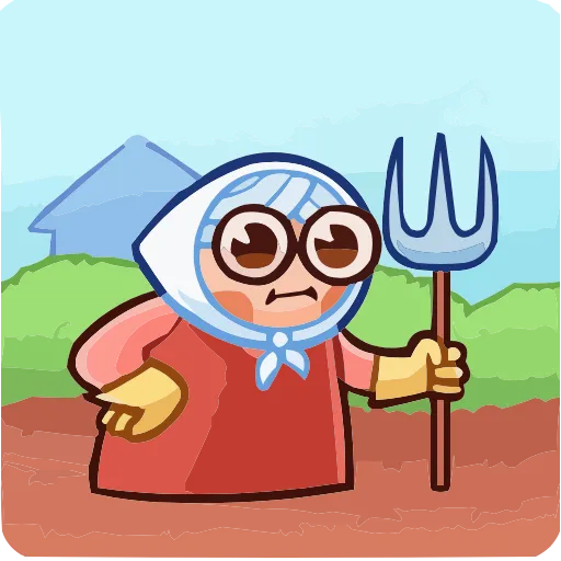 👷‍♀️ Эмодзи «Бабуля» для Telegram