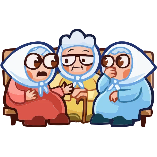 🫢 Эмодзи «Бабуля» для Telegram