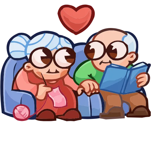 ❤️ Эмодзи «Бабуля» для Telegram