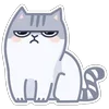 😾 Эмодзи «Персик Серый» для Telegram