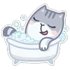 🛁 Эмодзи «Персик Серый» для Telegram