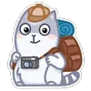 🏕 Эмодзи «Персик Серый» для Telegram