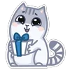 🎁 Эмодзи «Персик Серый» для Telegram