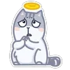 😇 Эмодзи «Персик Серый» для Telegram