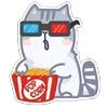 🍿 Эмодзи «Персик Серый» для Telegram