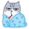 🤒 Эмодзи «Персик Серый» для Telegram