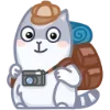 📷 Эмодзи «Серый Персик» для Telegram