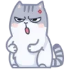 😤 Эмодзи «Серый Персик» для Telegram