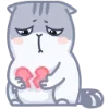 💔 Эмодзи «Серый Персик» для Telegram