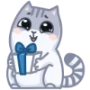 🎁 Эмодзи «Серый Персик» для Telegram