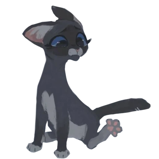 🐱 Стикер «Gray Pillow» для Telegram
