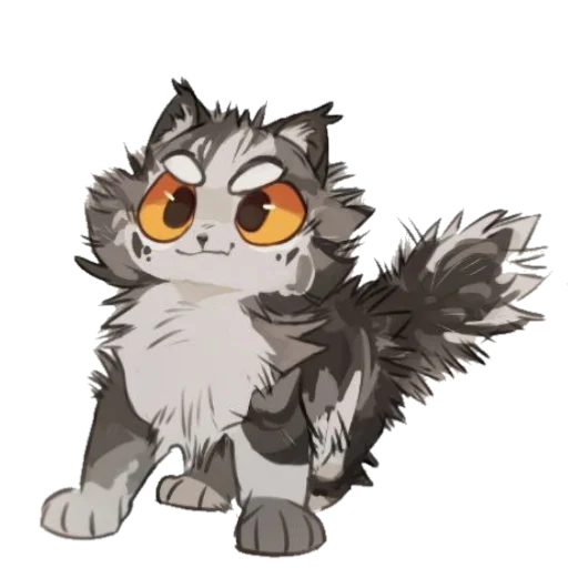🐱 Стикер «Gray Pillow» для Telegram