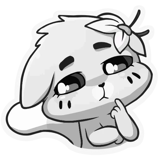 🤔 Эмодзи «Ванилька» для Telegram