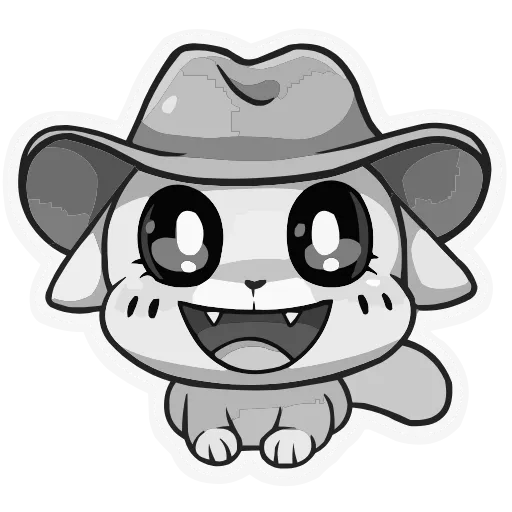 🤠 Эмодзи «Ванилька» для Telegram