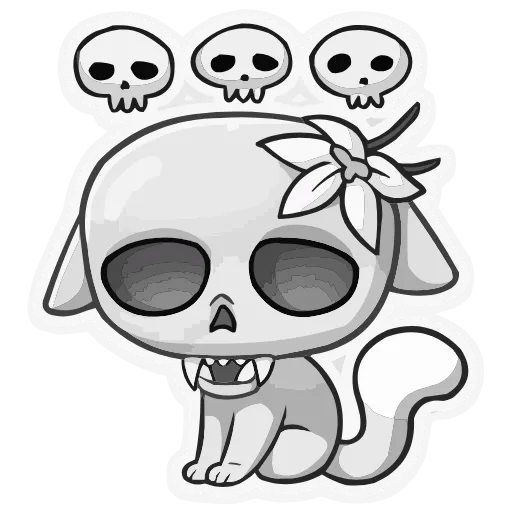 💀 Эмодзи «Ванилька» для Telegram