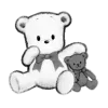 🧸 Эмодзи «Grey» для Telegram