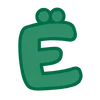 😍 Эмодзи «Green - зелёные буквы» для Telegram