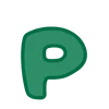 🤲 Эмодзи «Green - зелёные буквы» для Telegram