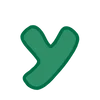 👍 Эмодзи «Green - зелёные буквы» для Telegram