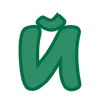 😙 Эмодзи «Green - зелёные буквы» для Telegram