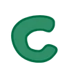 😻 Эмодзи «Green - зелёные буквы» для Telegram