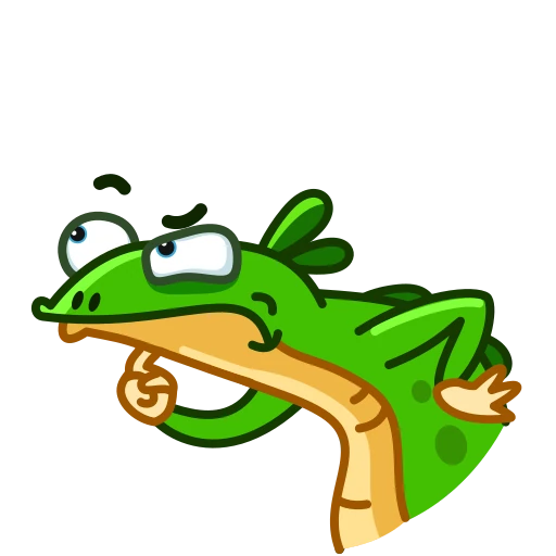 🤔 Стикер «Green Lizard» для Telegram