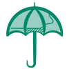 ☂️ Эмодзи «Green Meadow - зелёные буквы, иконки» для Telegram