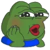 🥰 Эмодзи «😎 Набор эмоджи с мемным лягушонком Пепе» для Telegram
