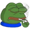 🚬 Эмодзи «😎 Набор эмоджи с мемным лягушонком Пепе» для Telegram