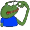 😢 Эмодзи «😎 Набор эмоджи с мемным лягушонком Пепе» для Telegram