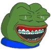 😆 Эмодзи «😎 Набор эмоджи с мемным лягушонком Пепе» для Telegram